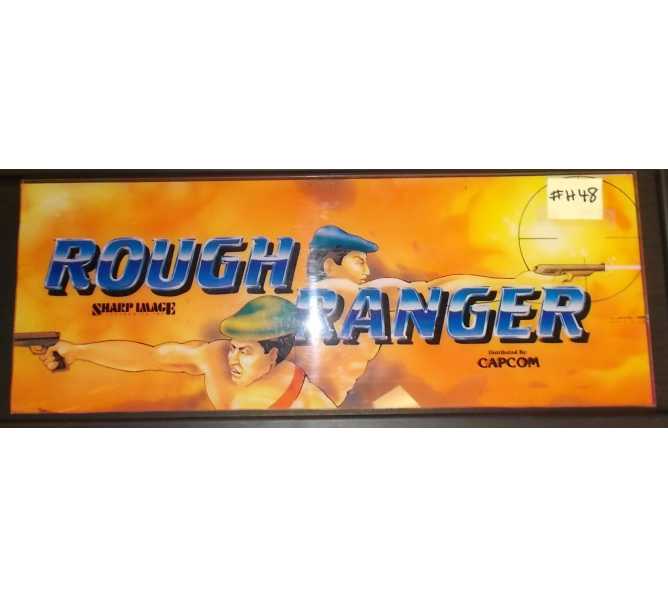 ROUGH RANGER Arcade Machine Game Overhead Header #H48 for sale by CAPCOM  