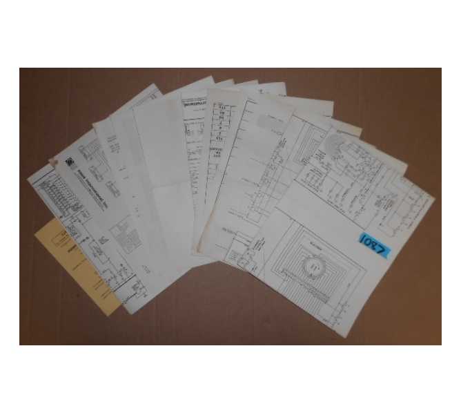 ROWE AMI MODEL TI-1 Jukebox SCHEMATICS, MISCELLANEOUS PAPERWORK & FUSES #1087 for sale 