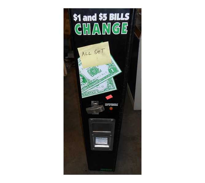 ROWE BC-1100 Dollar Bill Changer Heavy Duty Commercial - $1's/$5's/Tokens/Quarters/Bills/Coins - CALL FOR FREIGHT QUOTE