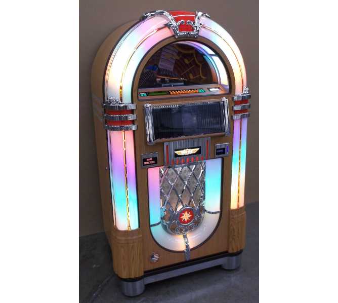 ROCK-OLA Nostalgic CD Bubbler Jukebox for sale - OAK FINISH