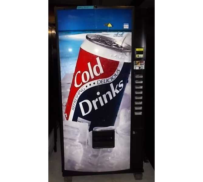 Royal 376 RVCDE and 552 RVCDE 8 SELECTION Can SODA COLD DRINK Vending Machine for sale 