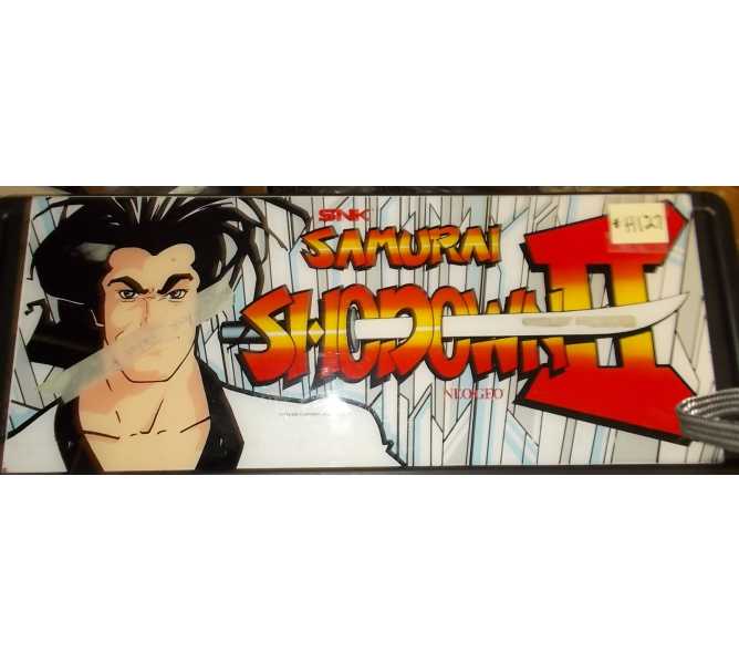 SAMURAI SHODOWN Arcade Machine Game Overhead Marquee Header for sale by SNK #H127 