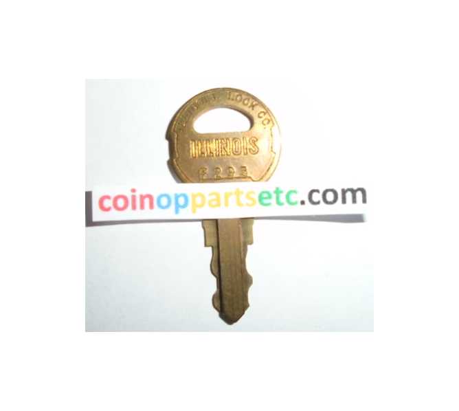 SEEBURG Original Jukebox Cabinet Key #F293 for the SX100 Marauder, SPS-160 Olympia, FC1 Regency, SPS2 Matador, SL100 Carnival, SQS160 Quad, STD160 Vogue, STD2 Entertainer, SB100 Magnastar, FC2 Hutch, 100-77D Topaz, STD3 Sunstar + MORE for sale