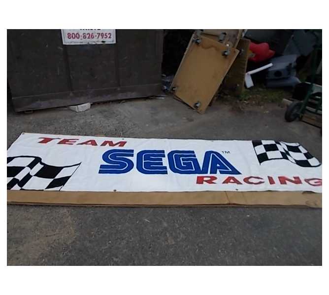 SEGA Advertising Promotional Banner with Eyelets for sale - Vinyl - AS IS - 6' - 8' Long