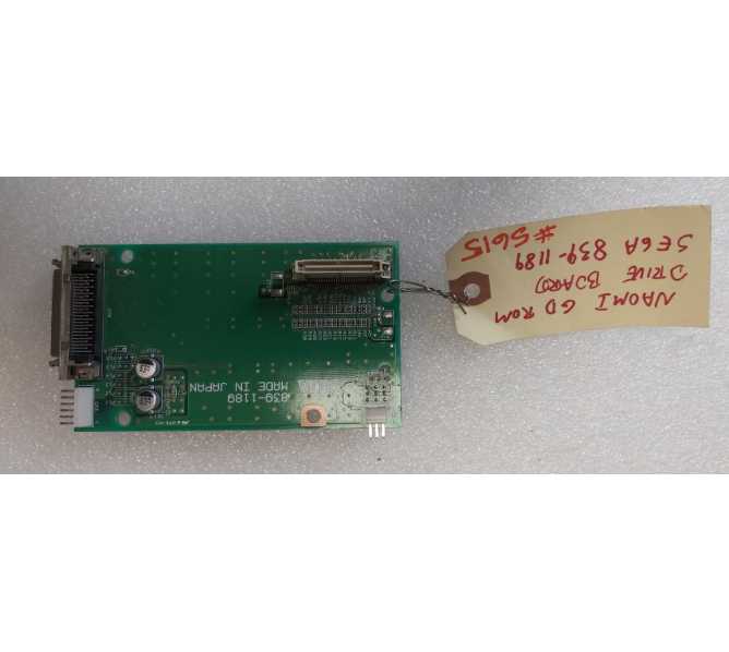 SEGA Arcade Machine Game PCB Printed Circuit NAOMI CDROME DRIVE #839-1189 Board #5615- 'AS IS' UNTESTED