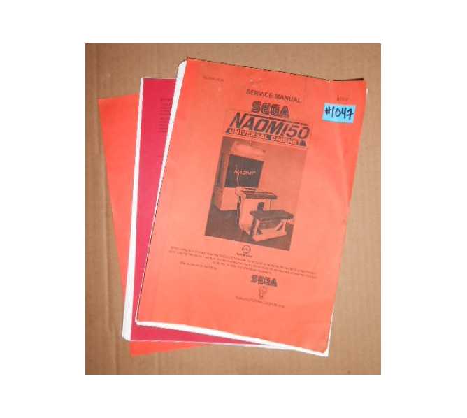 SEGA NAOMI 50 UNIVERSAL CABINET Arcade Machine Game SERVICE MANUAL #1047 for sale 