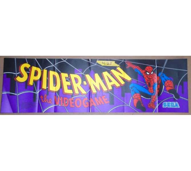 SEGA SPIDER-MAN Arcade Game Machine FLEXIBLE HEADER #4125 for sale 