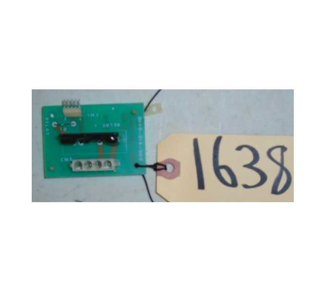 SEGA SUPER GT Arcade Machine Game PCB Printed Circuit RELAY Board #1638  