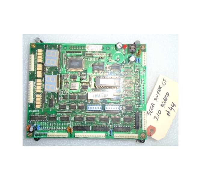 SEGA Super GT Arcade Machine Game PCB Printed Circuit I/O Board #44 for sale 