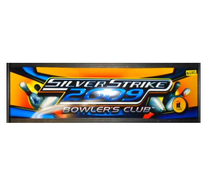 SILVER STRIKE BOWLER'S CLUB 2009 Arcade Game Machine Vinyl HEADER #G102 for sale by IT 