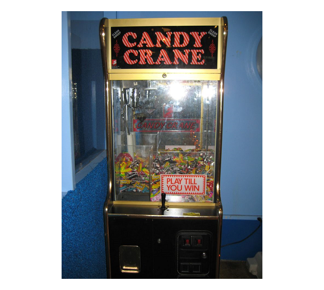 SMART CANDY CRANE "PLAY TILL YOU WIN" or CONVENTIONAL PLAY Arcade Machine Game for sale  