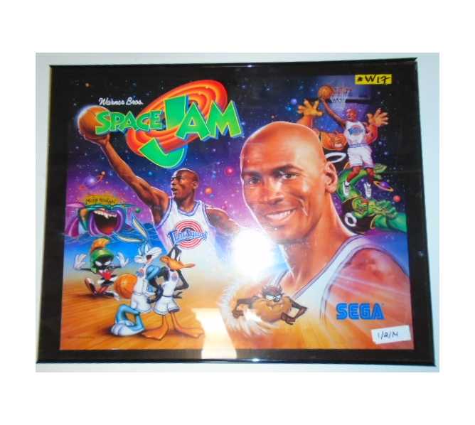 SPACE JAM Pinball Machine Game Translite Backbox Artwork #W17 for sale 