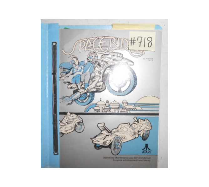 SPACE RIDER Arcade Machine Game Service Operation, Service & Maintenance Book #718 for sale  