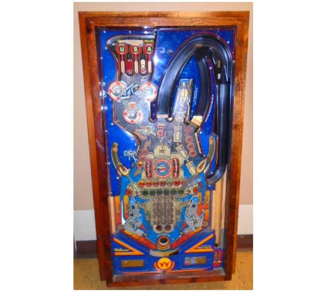 SPACE SHUTTLE Pinball Machine Game Playfield, Apron, etc. #SP011 for sale by WILLIAMS 