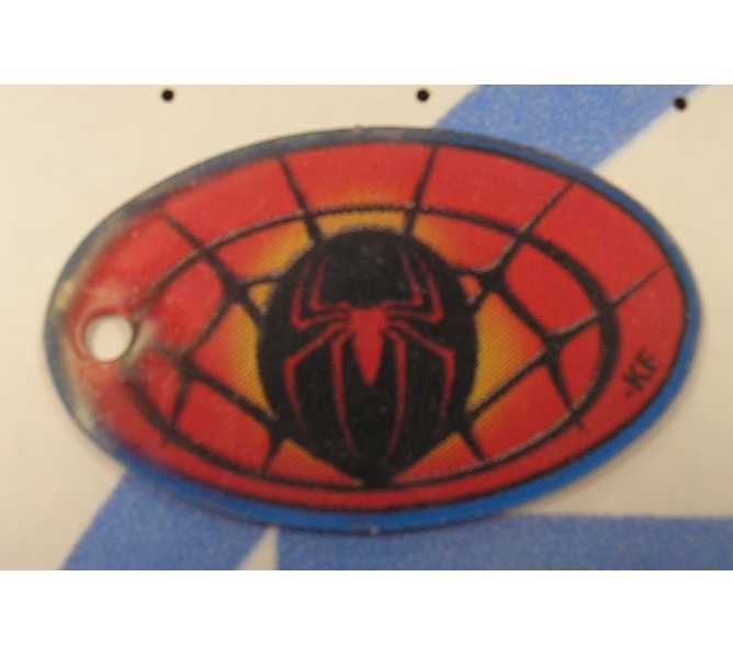 SPIDER MAN Original Pinball Machine Promotional Key Fob Keychain Plastic - Stern 