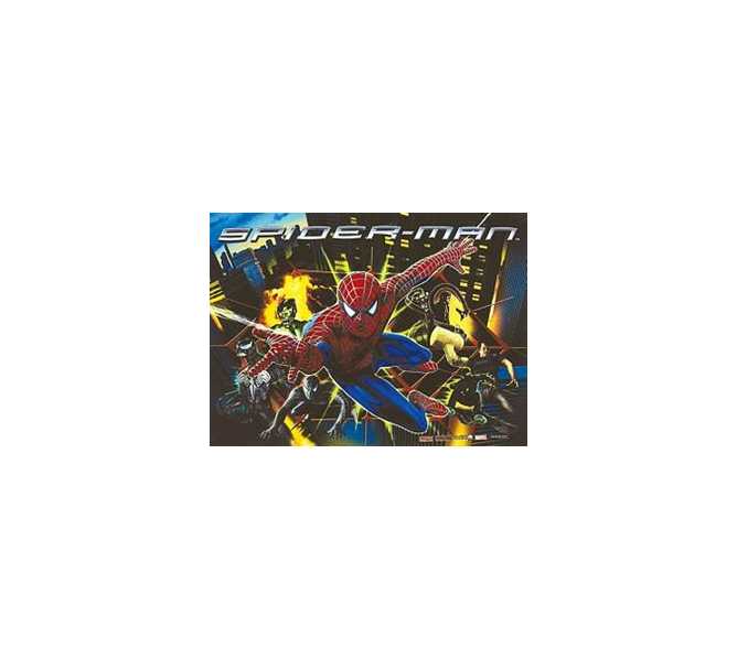 STERN SPIDER-MAN Pinball Machine Game Translite Backbox Artwork #830-5294-00 for sale