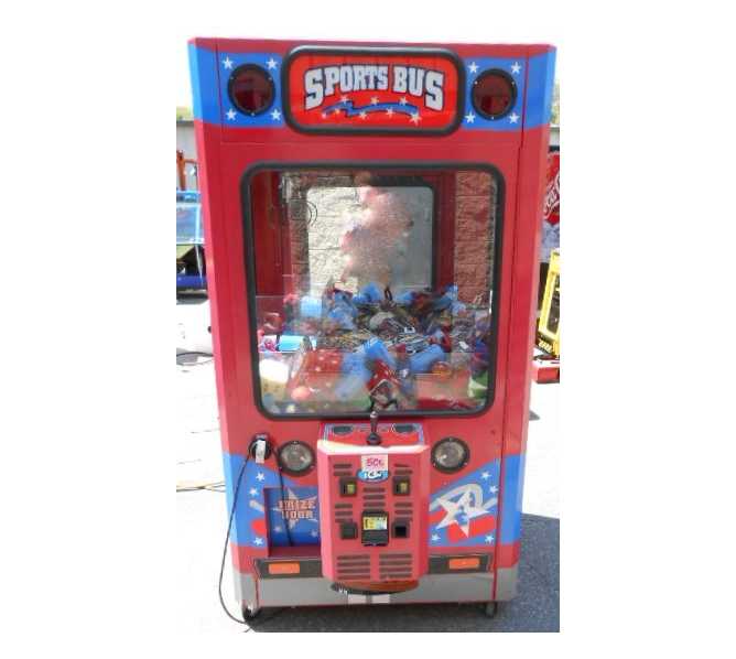 SPORTS BUS Crane Arcade Machine Game by ICE for sale 