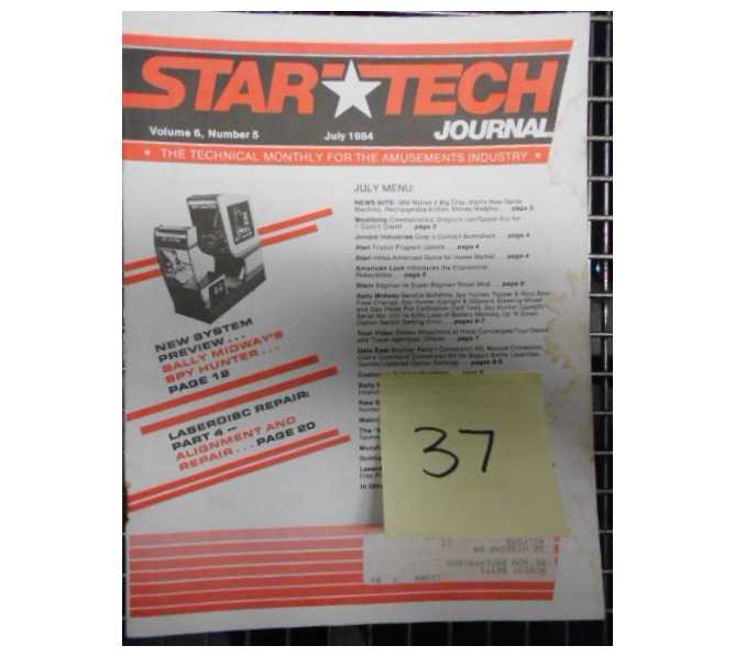STAR TECH JOURNAL VOLUME 6 NUMBER 5 JULY 1984 Technical Monthly Publication #37 