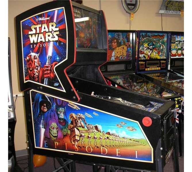 STAR WARS EPISODE 1 Pinball Machine Game for sale by WILLIAMS - LED UPGRADE  