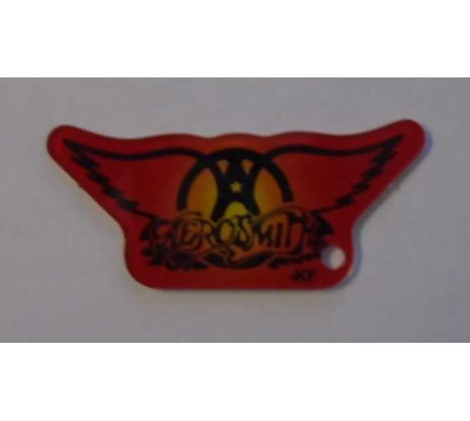 STERN AEROSMITH Original Pinball Machine Promotional Key Fob Keychain Plastic 