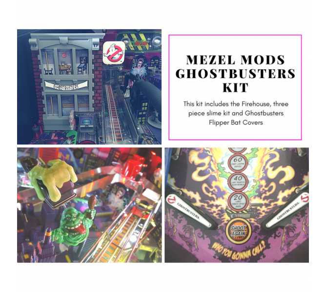 STERN GHOSTBUSTERS Pinball Machine Game Mezel Mods Kit #2 for sale  