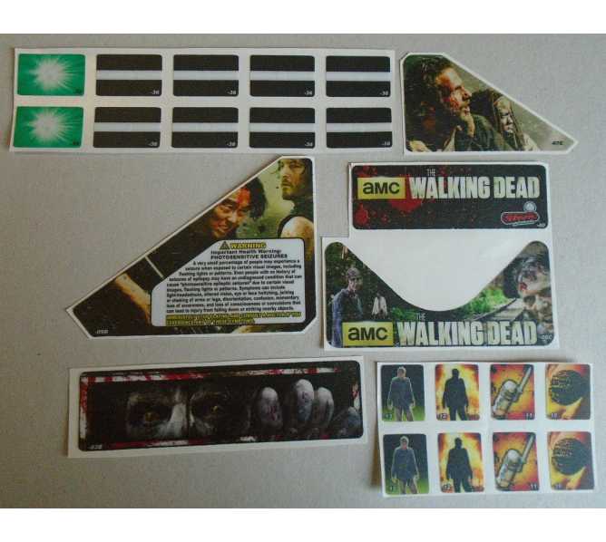 STERN THE WALKING DEAD Pinball Machine Game 23 Piece Decal Set