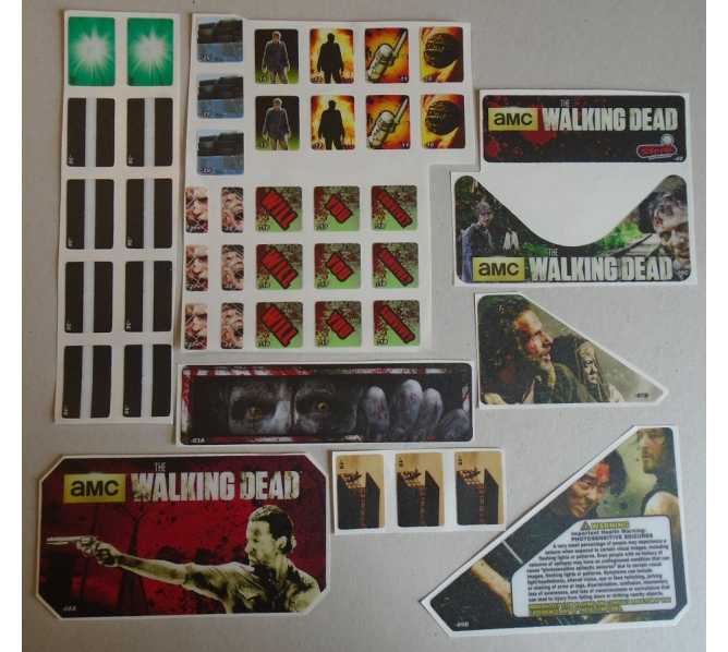 STERN THE WALKING DEAD Pinball Machine Game 45 Piece Decal Set  