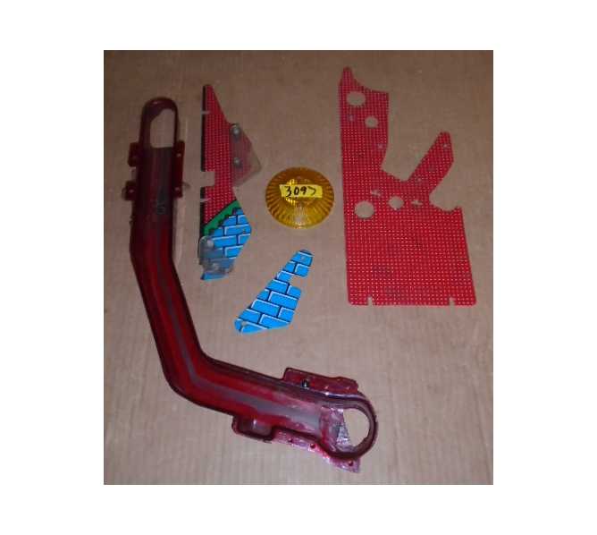 GOTTLIEB SUPER MARIO BROS. Pinball Machine PLASTIC Lot #3097 