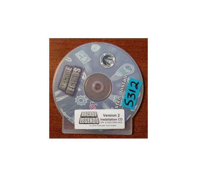 SYSTEM INSTALL CD Version 2 for ARCADE LEGENDS #5312 for sale