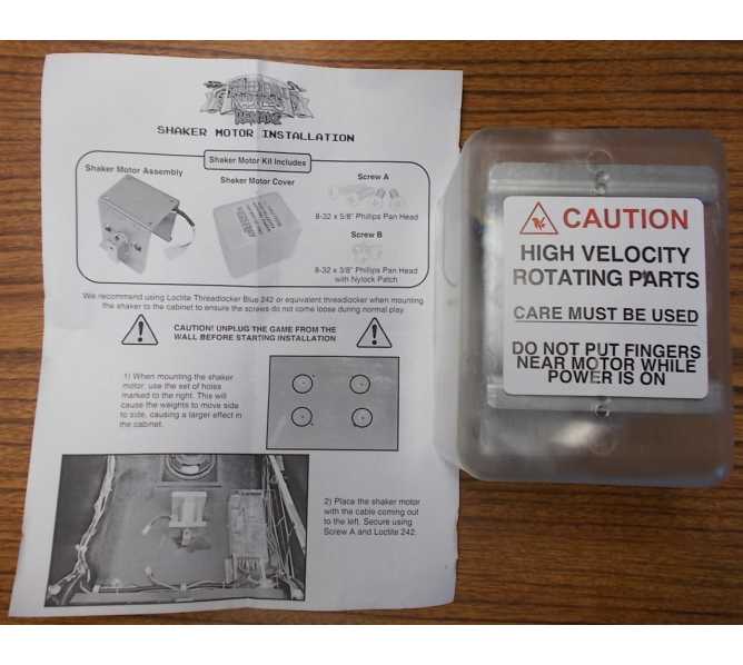 CHICAGO GAMING Shaker Motor Kit for Remake Edition Pinball Machine 