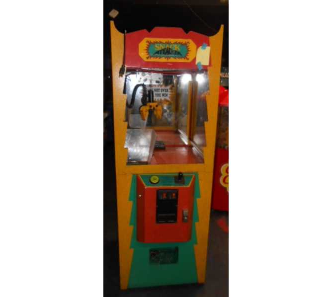 Snack Attacker Candy Crane Redemption Arcade Machine Game for sale by AGE 