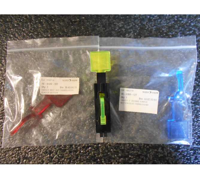 SUZO HAPP Stern Style Target Set w 1 inch Square Center Lot  - NOS FREE SHIPPING