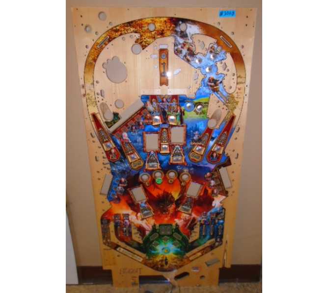 THE HOBBIT Pinball Machine Game Playfield #3000 for sale by Jersey Jack - NEW  