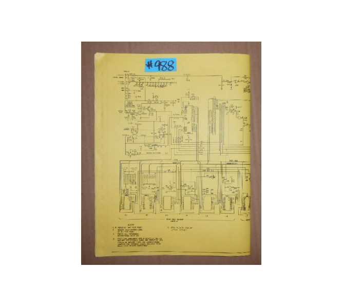 THE SIX MILLION DOLLAR MAN Pinball Machine Game SCHEMATICS #988 for sale 