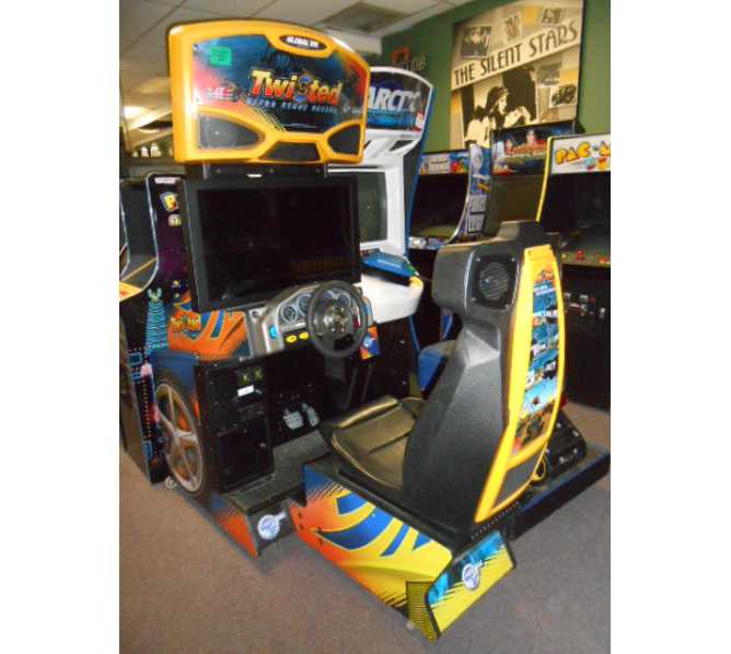 TWISTED-NITRO STUNT RACING Sit-Down Arcade Machine Game for sale by GLOBAL VR 