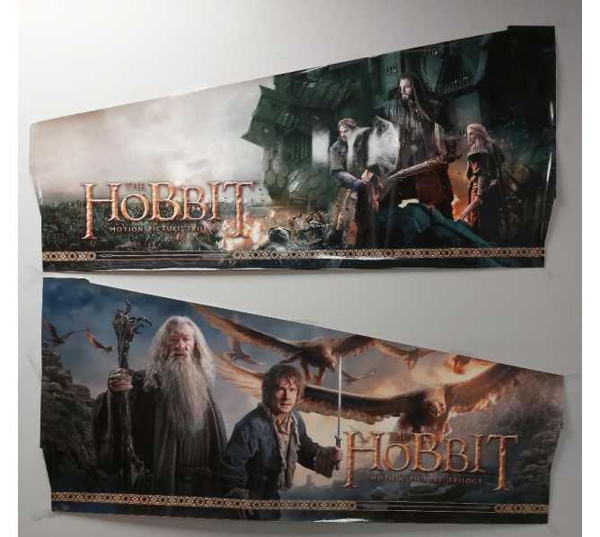 The Hobbit Limited Edition Pinball Machine Game Decal Set  LEFT & RIGHT side  by Jersey Jack Pinball - FREE SHIPPING!!