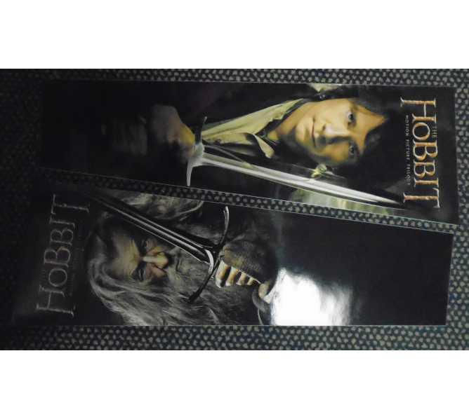 The Hobbit Pinball Machine Game Backbox Head Side Decal Set - by Jersey Jack Pinball 