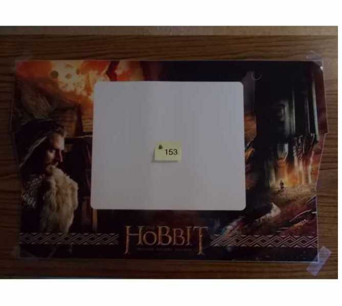 The Hobbit Smaug Gold Edition Pinball Machine Game by Jersey Jack Pinball Cabinet Artwork Coin Door Decal New/Old Stock #153  