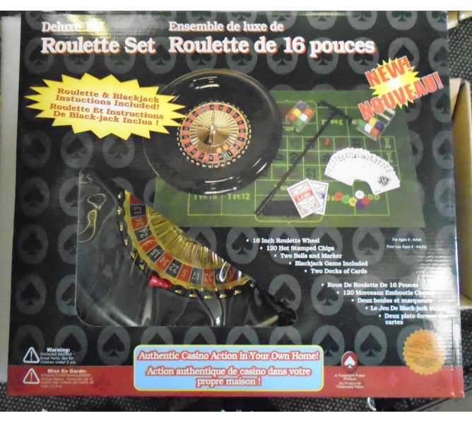 Trademark Poker Deluxe 16" Roulette/Blackjack Set - Authentic Casino Action in Your Home - FREE SHIPPINGTrademark Poker Deluxe 16" Roulette/Blackjack Set - Authentic Casino Action in Your Home