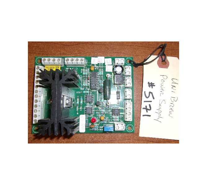 USF UNI BREW Vending Machine PCB Printed Circuit POWER SUPPLY Board #5171 for sale 