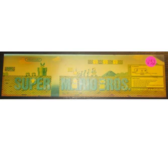 VS. SUPER MARIO BROS. Arcade Machine Game Overhead Marquee Header for sale #V32 by NINTENDO  