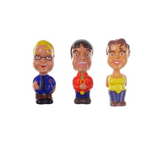 WHEEL OF FORTUNE Pinball Machine Game Genuine Replacement Playfield Toys - Bobbleheads - #880-5098-00 LONNIE 880-5098-01 MARIA 880-5098-02 KEITH 