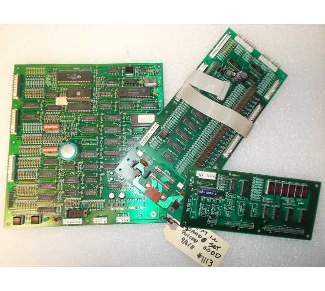 WHEEL'M IN Arcade Machine Game PCB Printed Circuit Board Set by BROMLEY #1113 for sale  