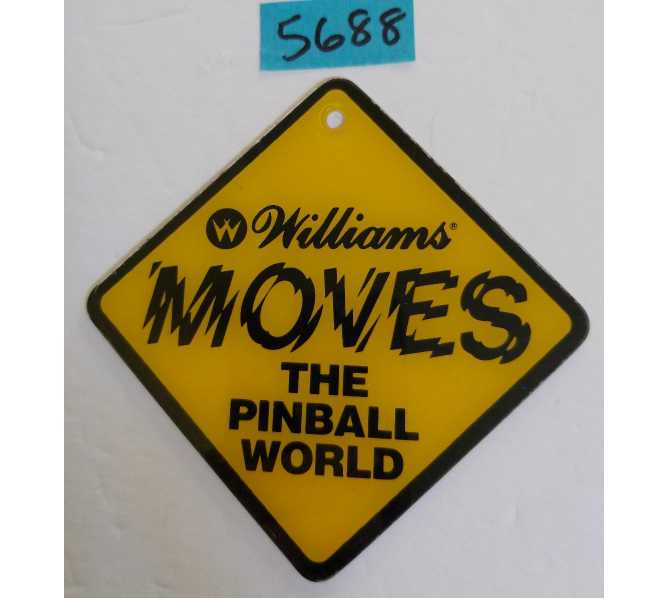 WILLIAMS EARTHSHAKER Pinball Machine Game PROMO PLASTIC COASTER #5688