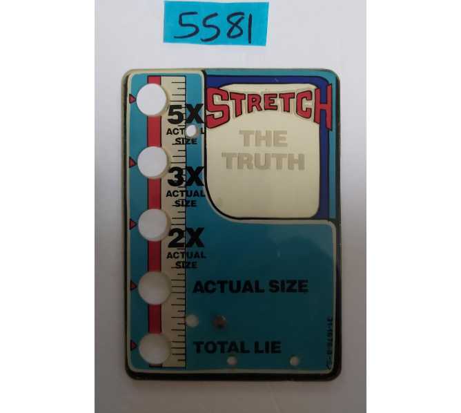 WILLIAMS FISH TALES Pinball Machine Stretch The Truth Plastic #31-1676-8 (5581) for sale 