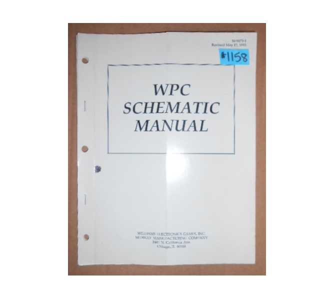 WPC Schematic Pinball Machine Manual 