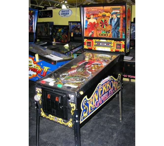 WILLIAMS RIVERBOAT GAMBLER Pinball Machine Game for sale  