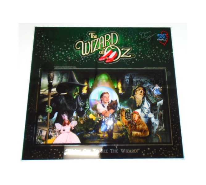 Woz Wizard Of Oz Pinball Machine Game Backglass Artwork Graphic