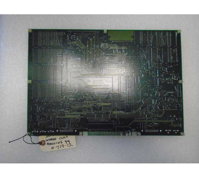 WORLD CLASS BOWLING 94 Arcade Machine Game PCB Printed Circuit Board #719-12 - "AS IS"