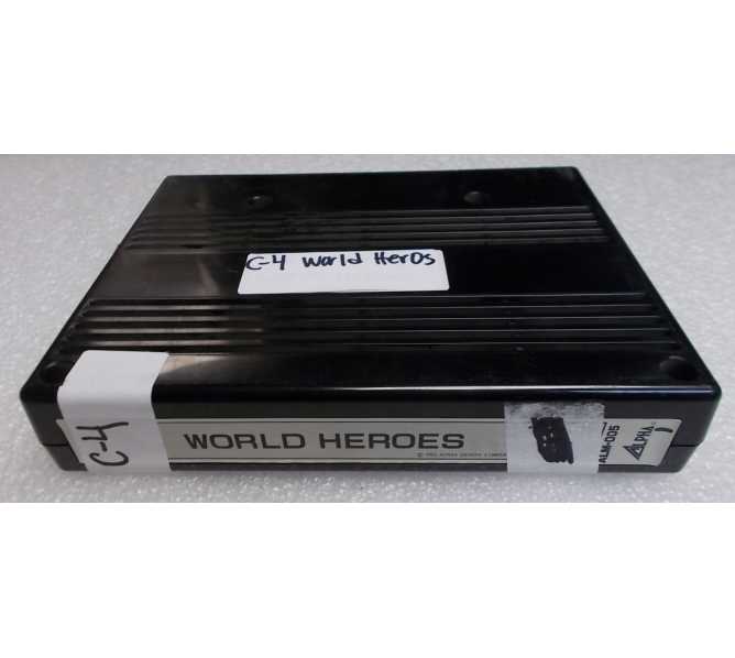 WORLD HEROES Arcade Machine Game Neo Geo Cartridge for sale - SNK 